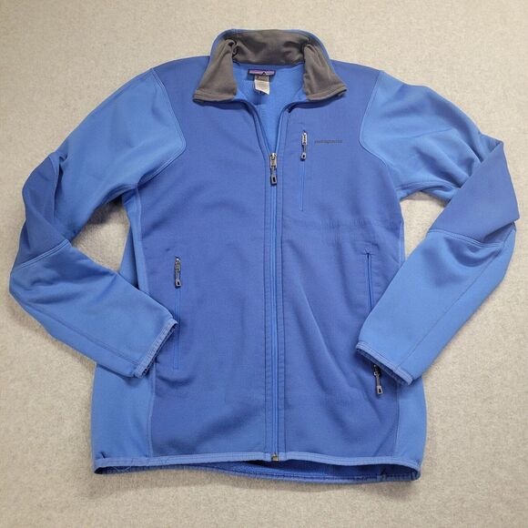 Patagonia Piton Hybrid Jacket Blue‎ Polar Tech Mens Size Medium Outdoor Hiking - Picture 1 of 11